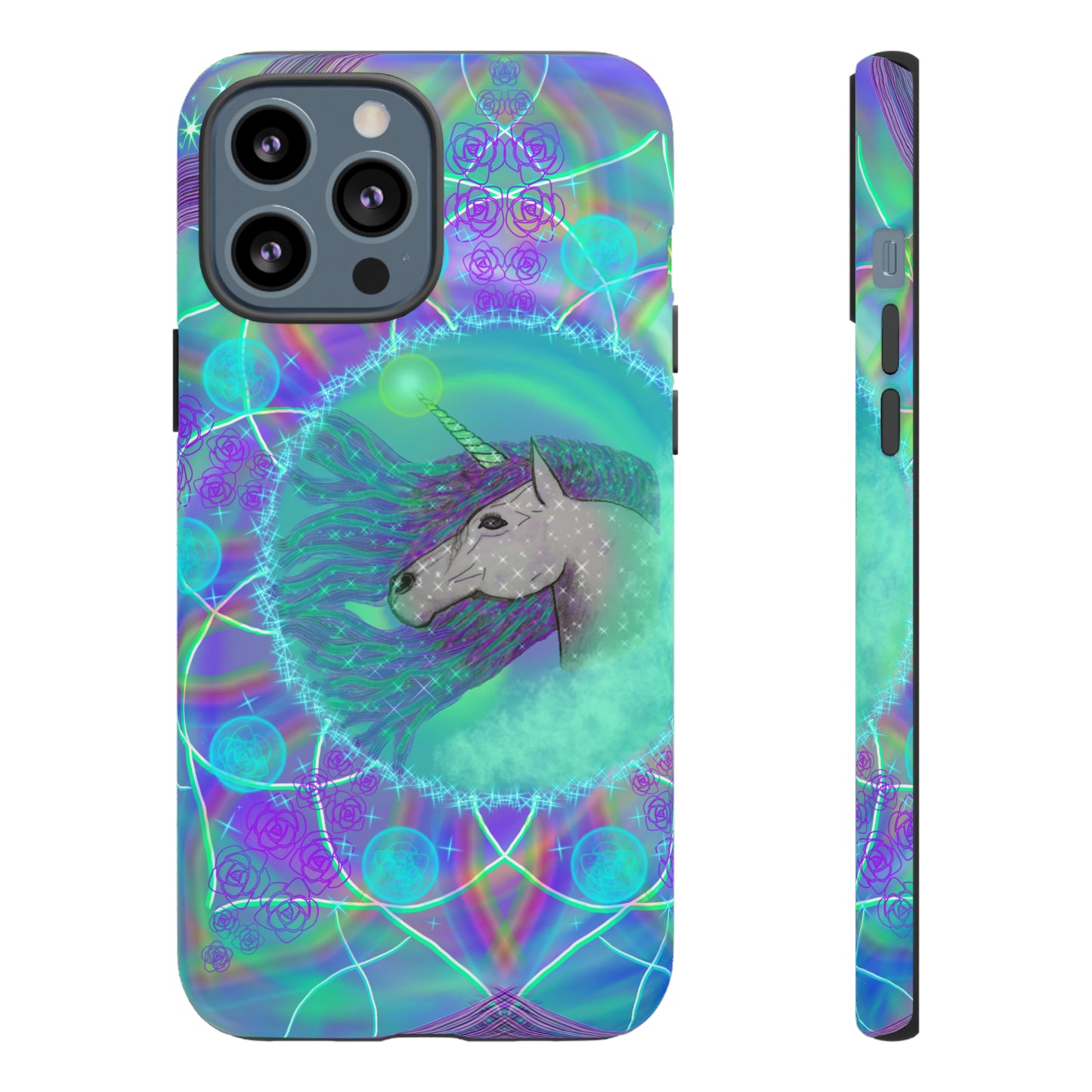 Mystic Unicorn Protective Phone Case, Samsung, iPhone, Pixel, all sizes