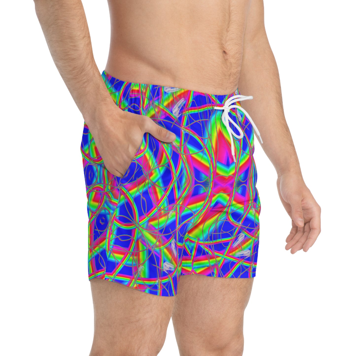 PRIDE Prism Swim Trunks