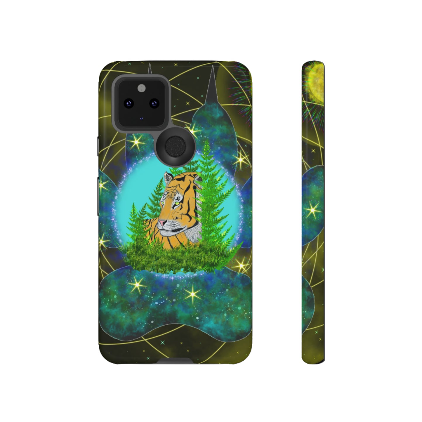 Tiger Medicine Totem Protective Phone Case, Samsung, iPhone, Pixel, all sizes