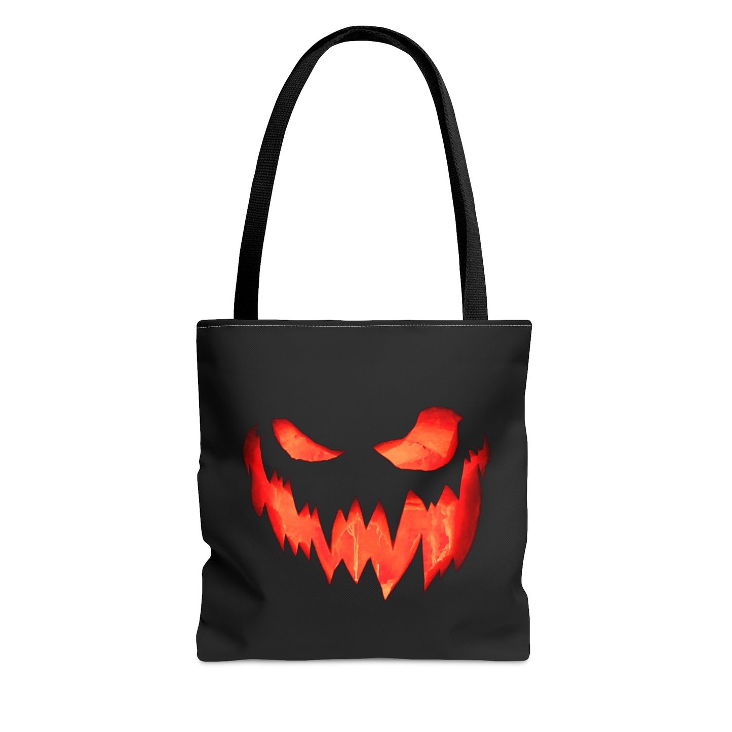 Spooky Pumpkin Face Halloween Candy Tote Bag