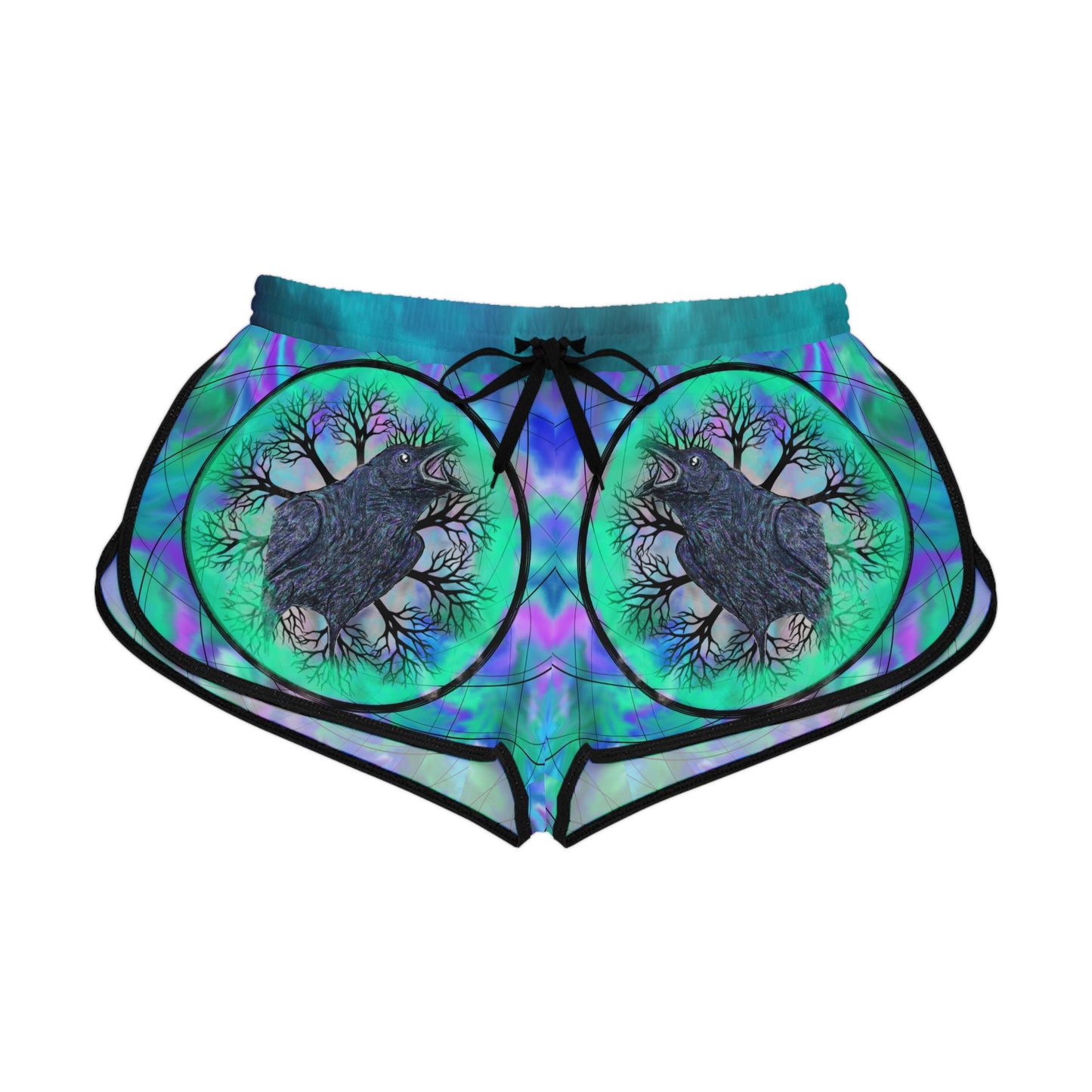Raven Magick Women's Relaxed Shorts (AOP)