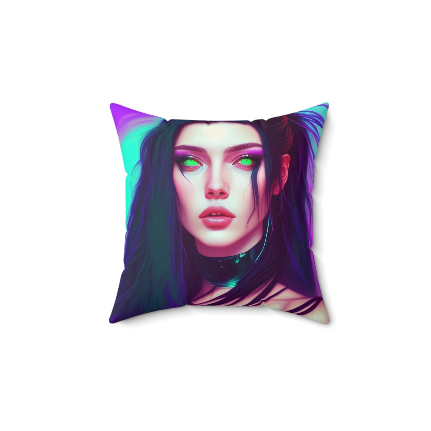 Retro Vibes, Spun Polyester Square Pillow