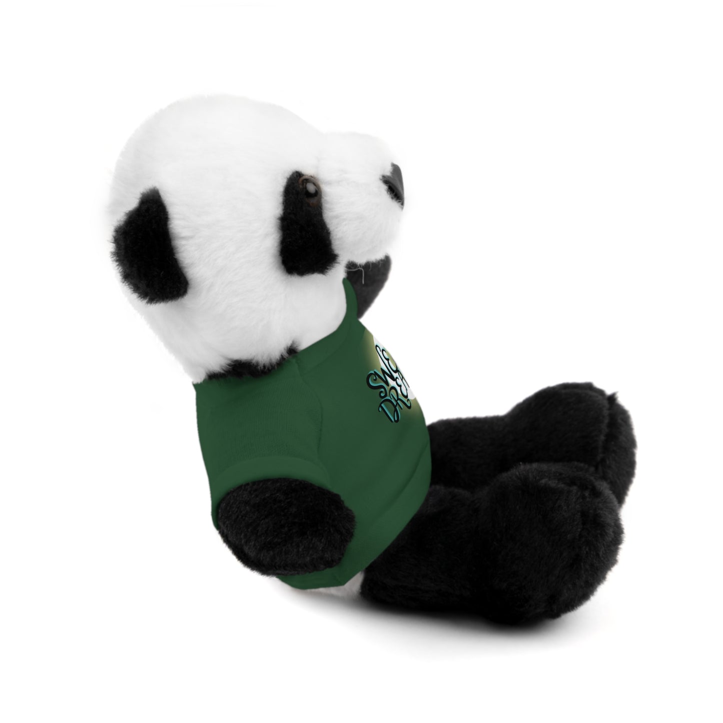 Sweet Dreams Kids Cute Stuffed Animals with Tee, Panda, Teddy Bear, Bunny, Lion, Sheep, Jaguar