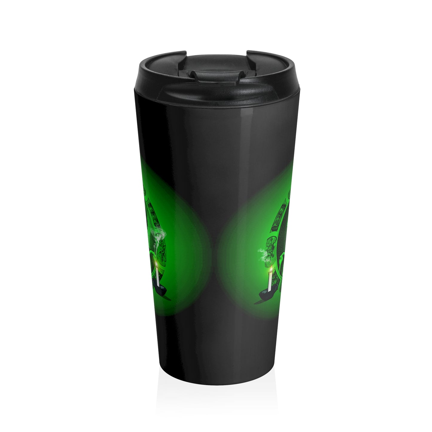Stainless Steel Spooky Halloween Travel Mug with Insert