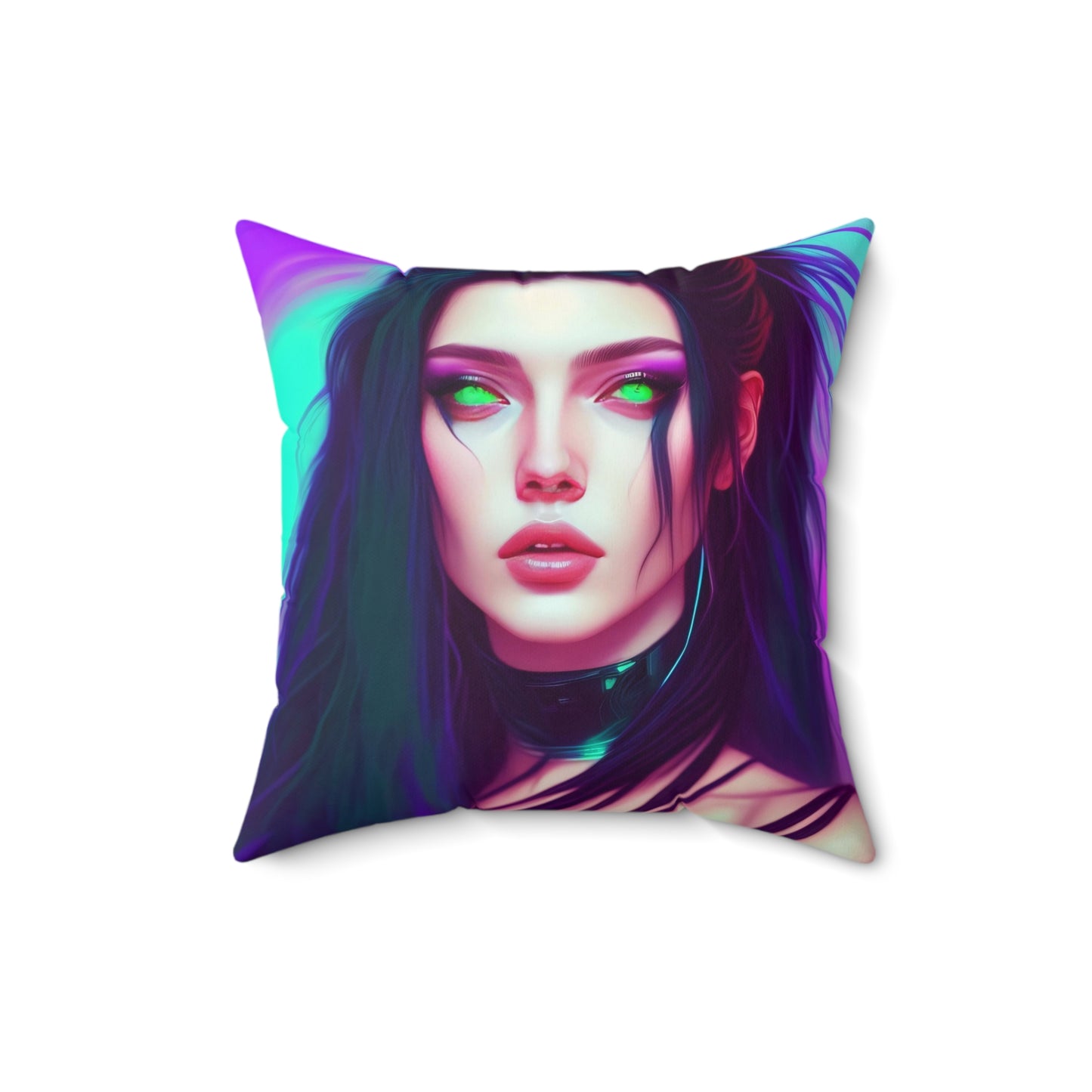 Retro Vibes, Spun Polyester Square Pillow