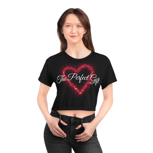 The Perfect Gift Crop Tee, Valentines Day Gift, Gift For Her