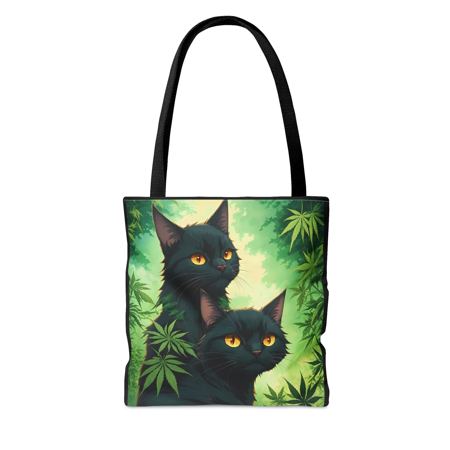 Black Cat, 420 Themed, Tote Bag