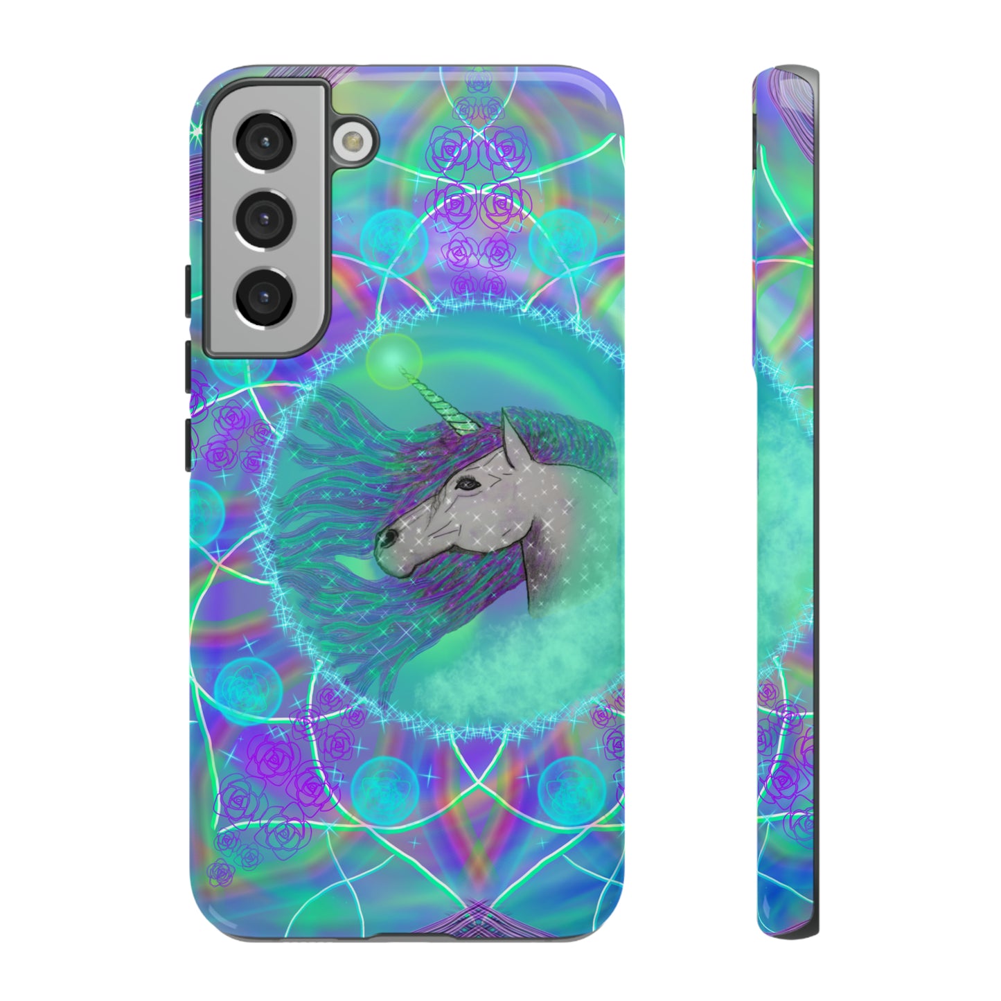 Mystic Unicorn Protective Phone Case, Samsung, iPhone, Pixel, all sizes