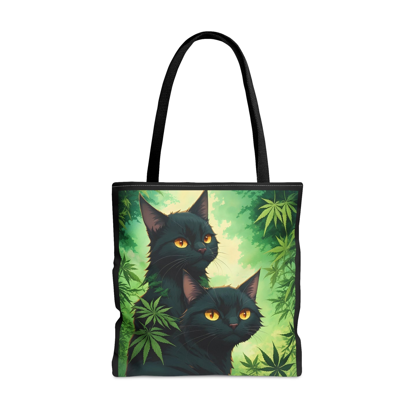 Black Cat, 420 Themed, Tote Bag