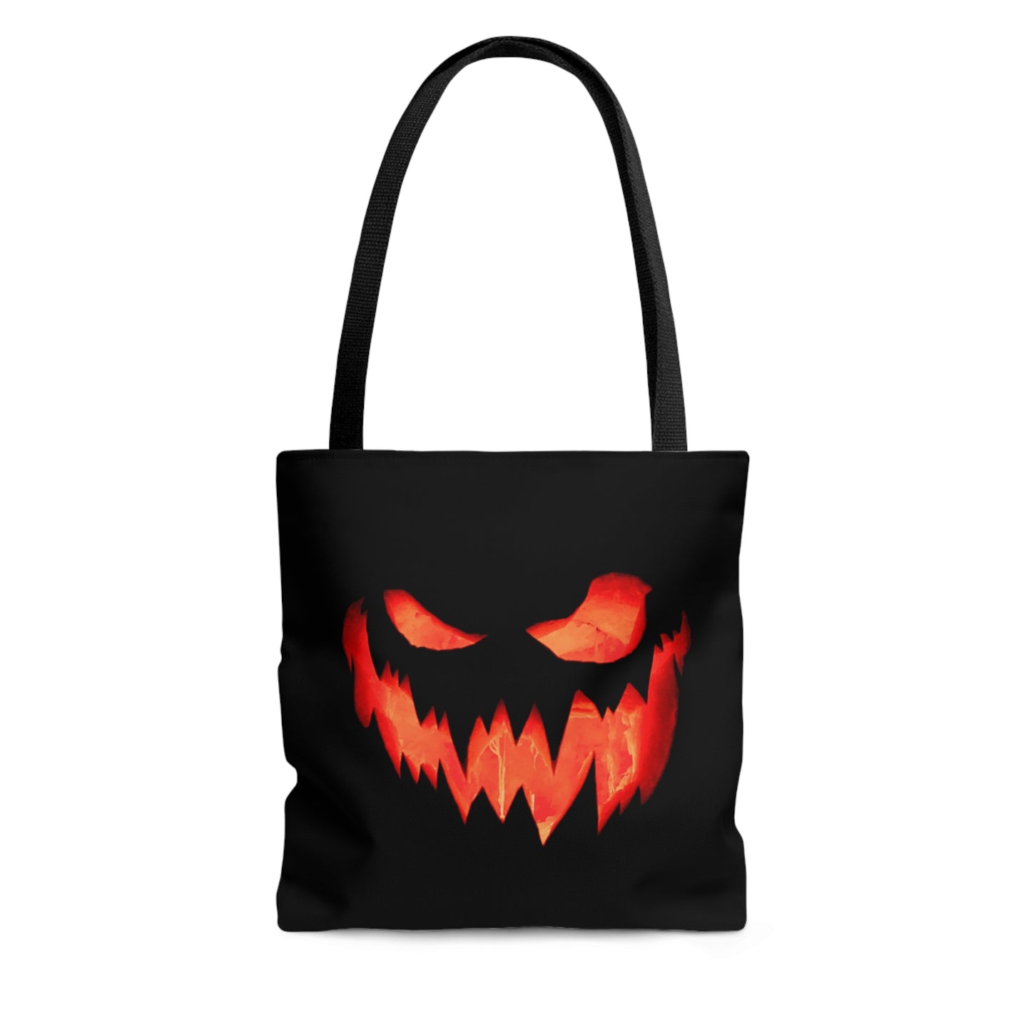 Spooky Pumpkin Face Halloween Candy Tote Bag