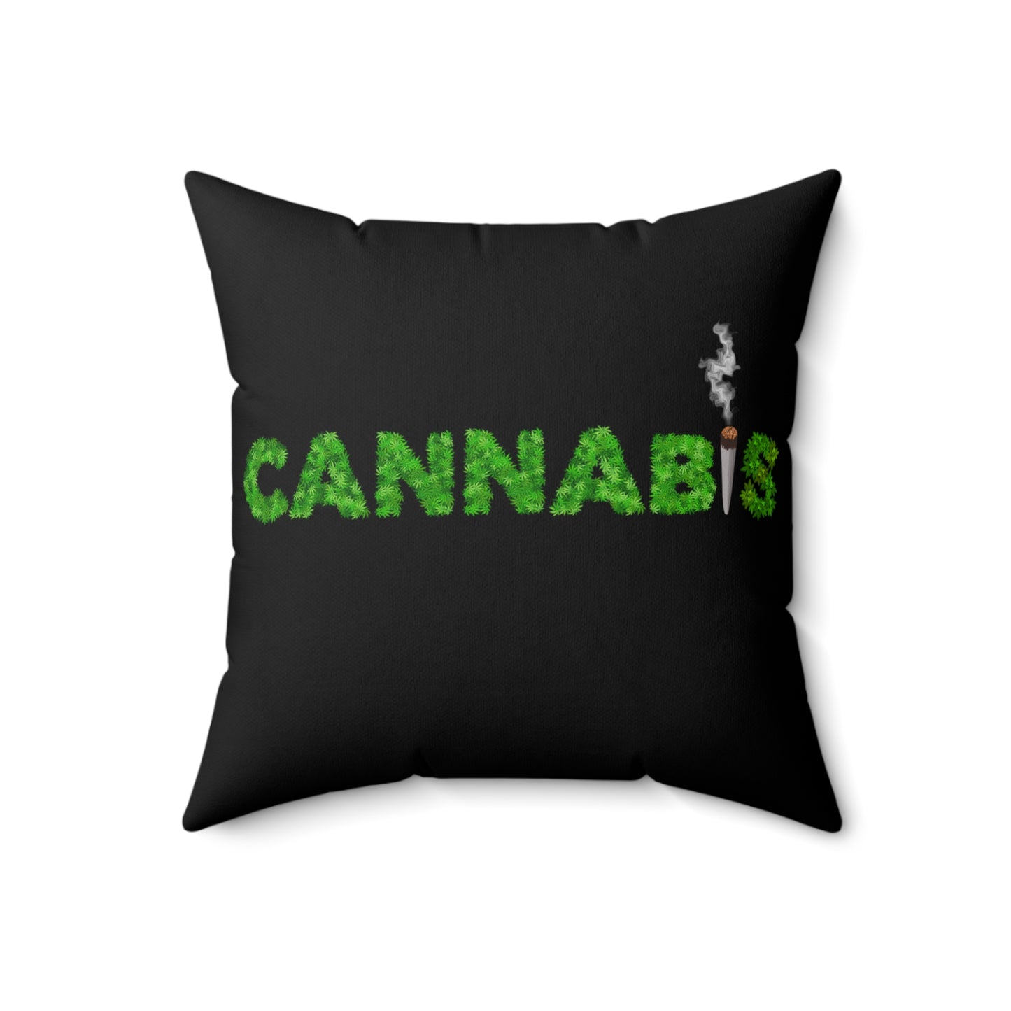 Cannabis, 420 Themed, Spun Polyester Square Pillow