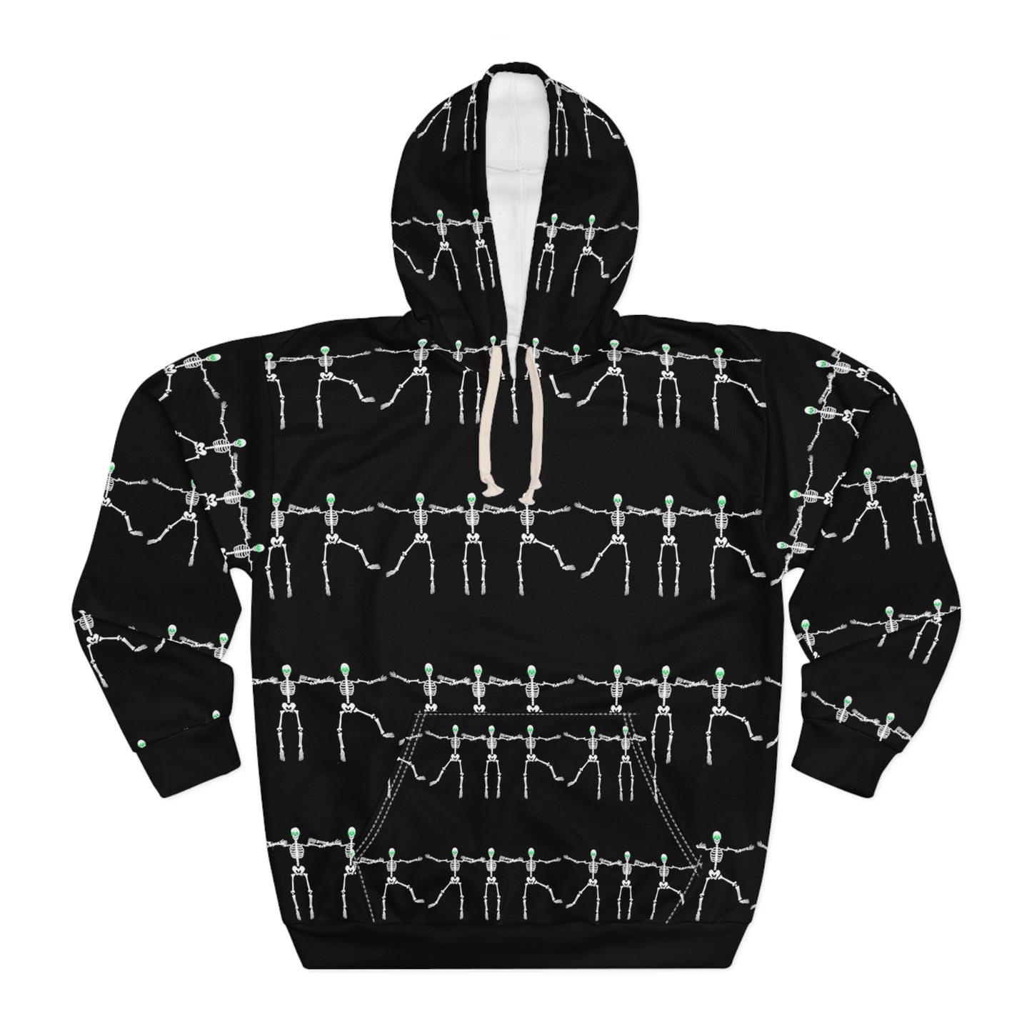 Dancing Skeletons Halloween Pullover Hoodie