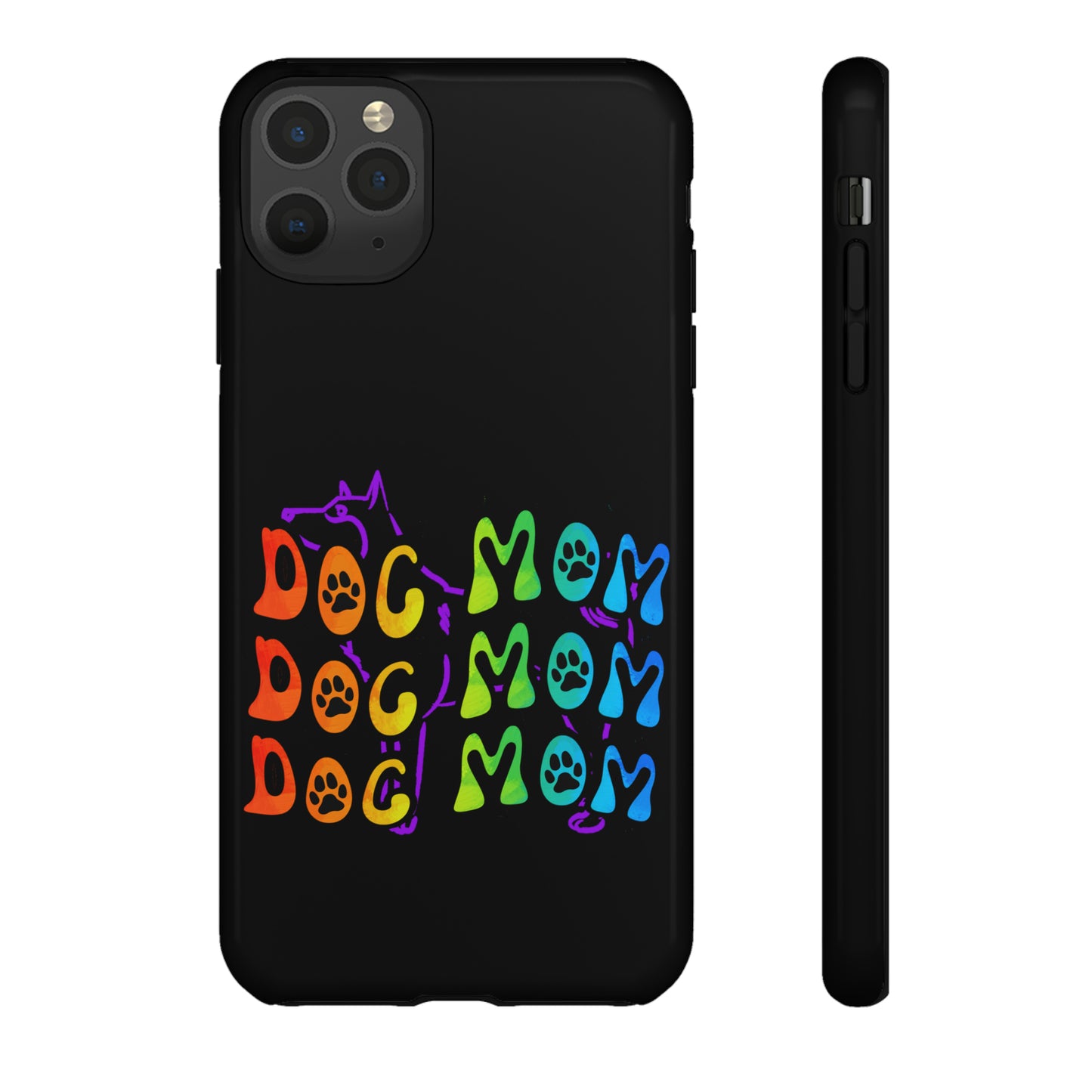 Dog Mom Protective Phone Case, Samsung, iPhone, Pixel, all sizes