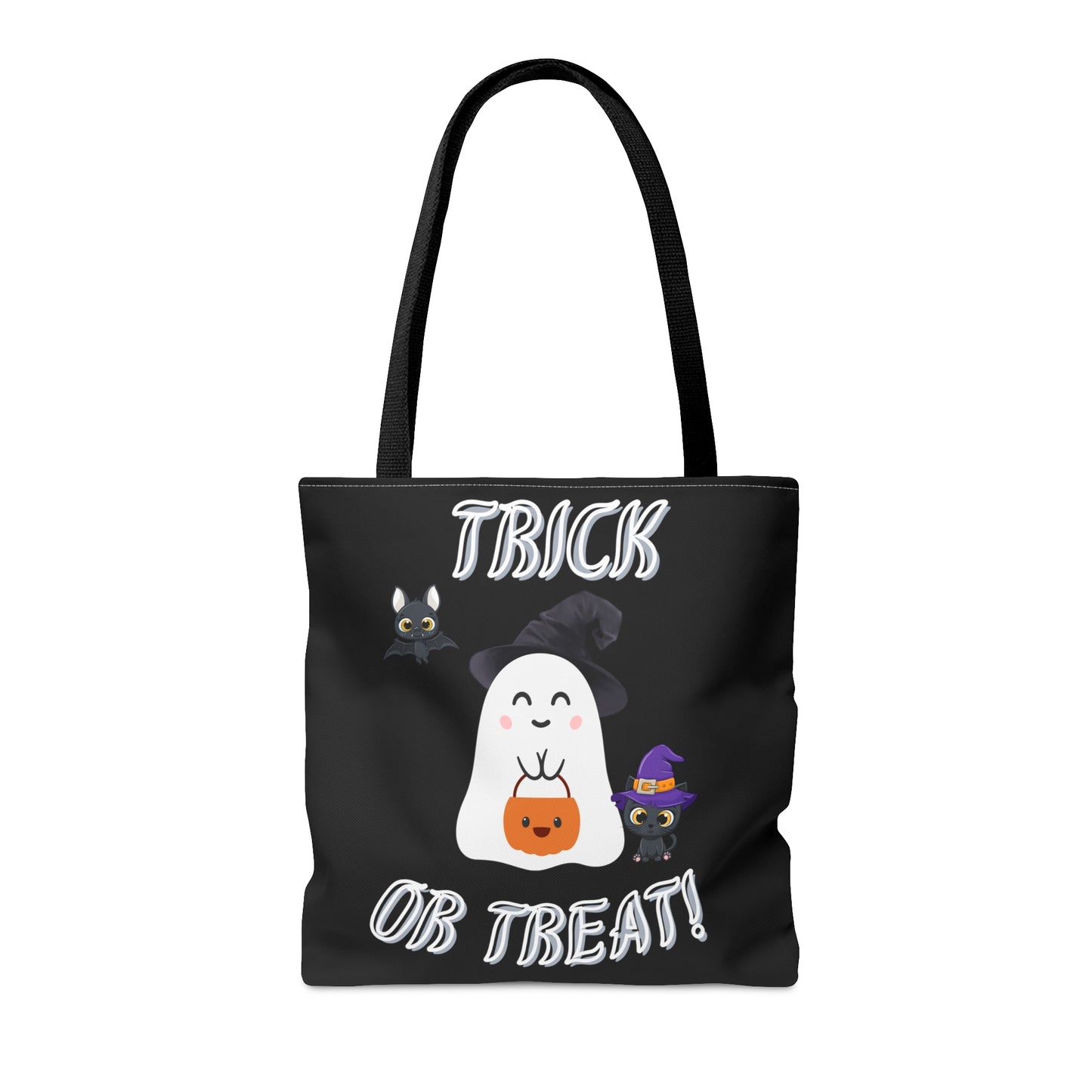 Trick Or Treat Ghost Halloween Candy Tote Bag