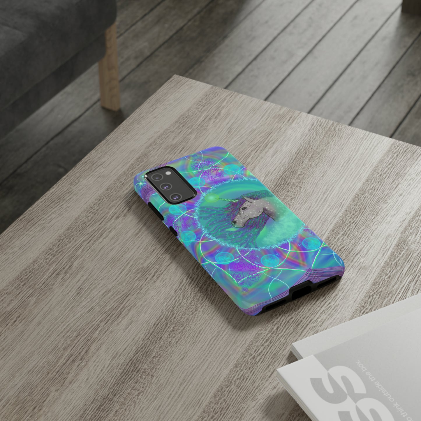 Mystic Unicorn Protective Phone Case, Samsung, iPhone, Pixel, all sizes