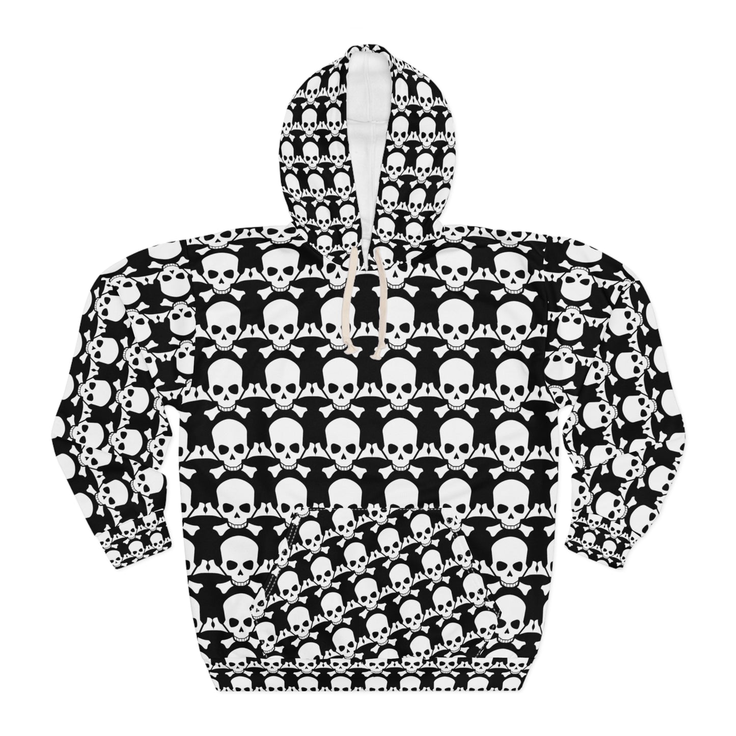 Skull and Cross bones Halloween Pullover Hoodie