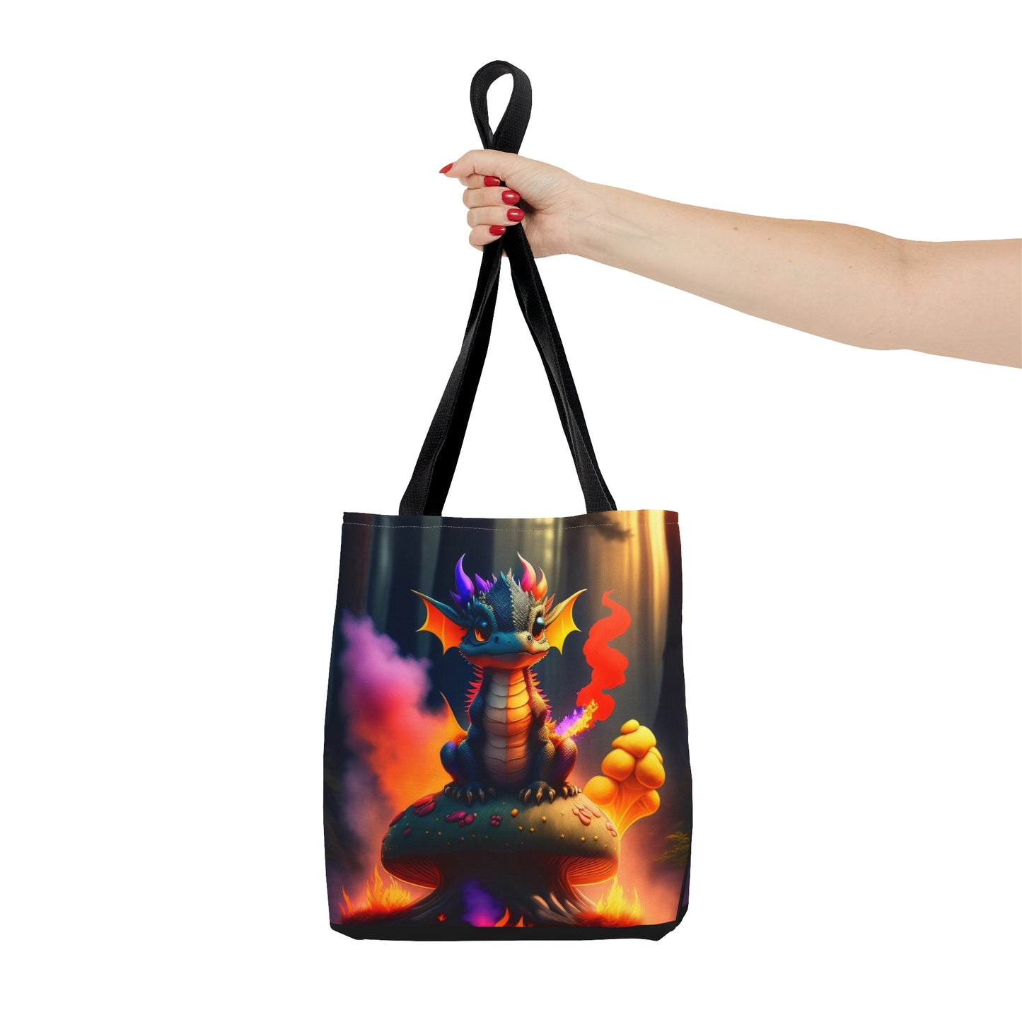 Baby Fire Dragon,Tote Bag