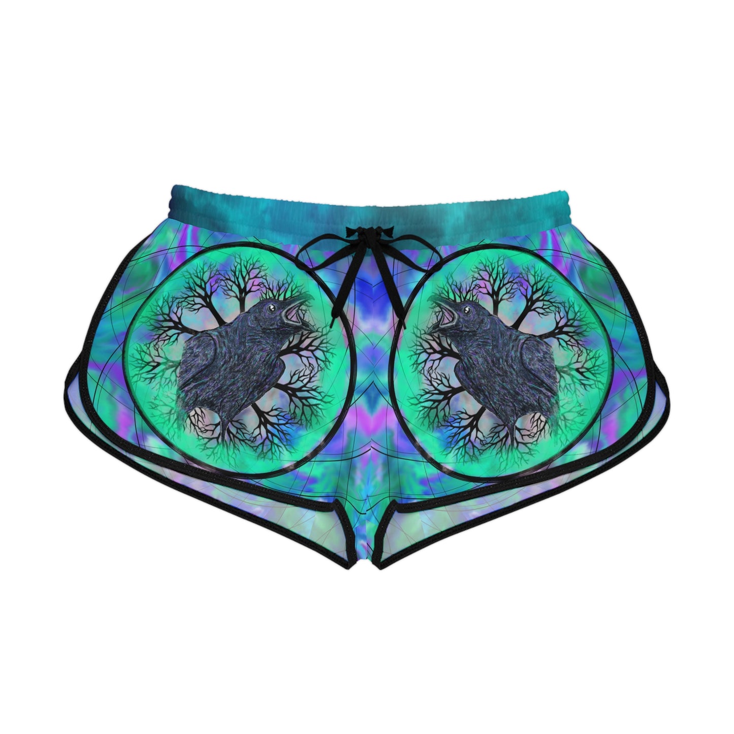 Raven Magick Women's Relaxed Shorts (AOP)