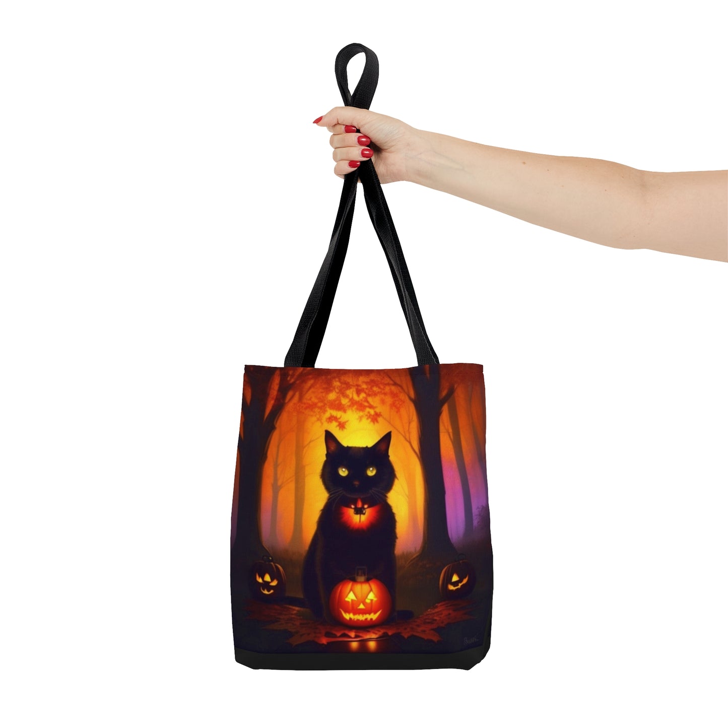 Haunted Forest Halloween Candy Tote Bag