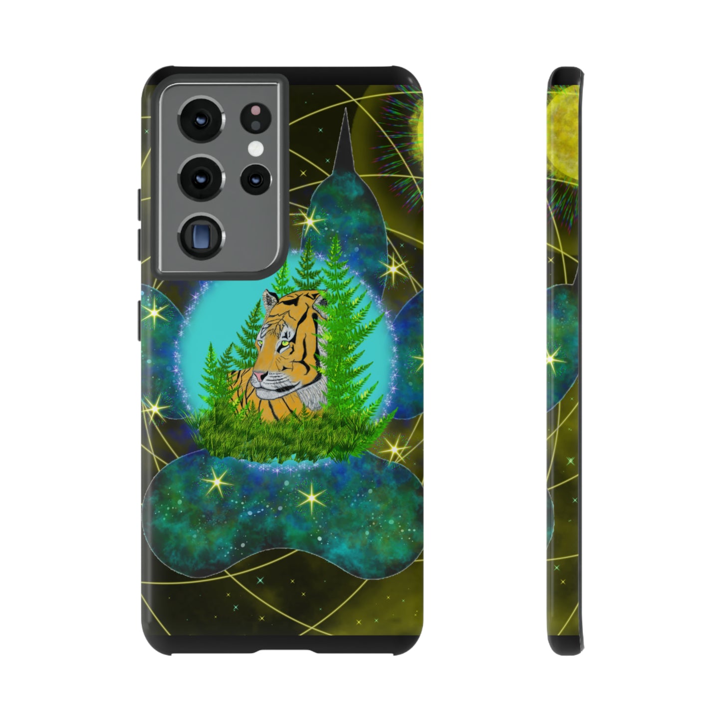 Tiger Medicine Totem Protective Phone Case, Samsung, iPhone, Pixel, all sizes