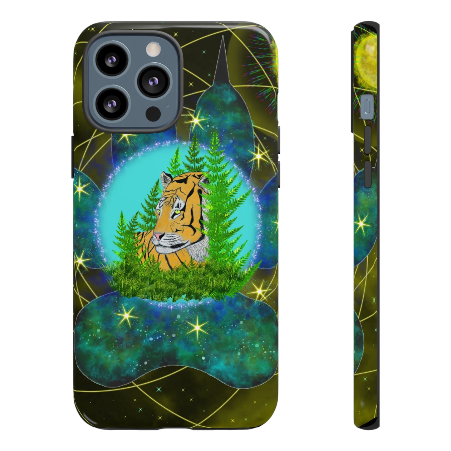 Tiger Medicine Totem Protective Phone Case, Samsung, iPhone, Pixel, all sizes
