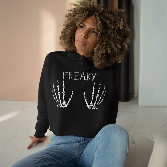 Freaky Bones Women's Crop Hoodie 2