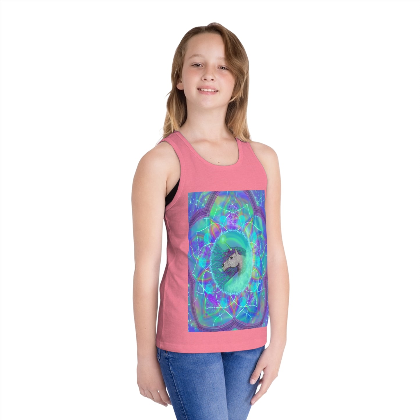 Mystic Unicorn Kid's Jersey Tank Top