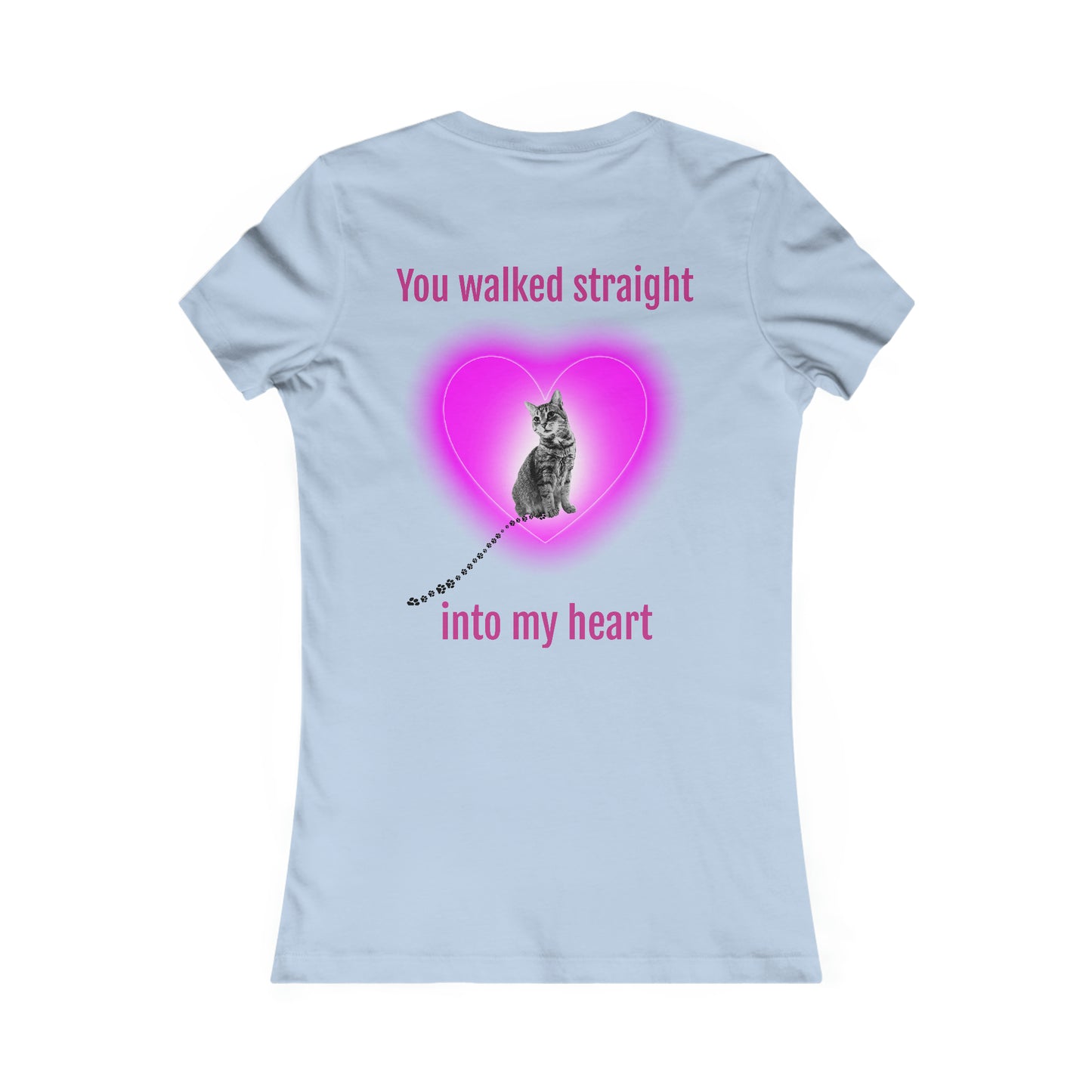 Into my heart kitten Women's Favorite Tee