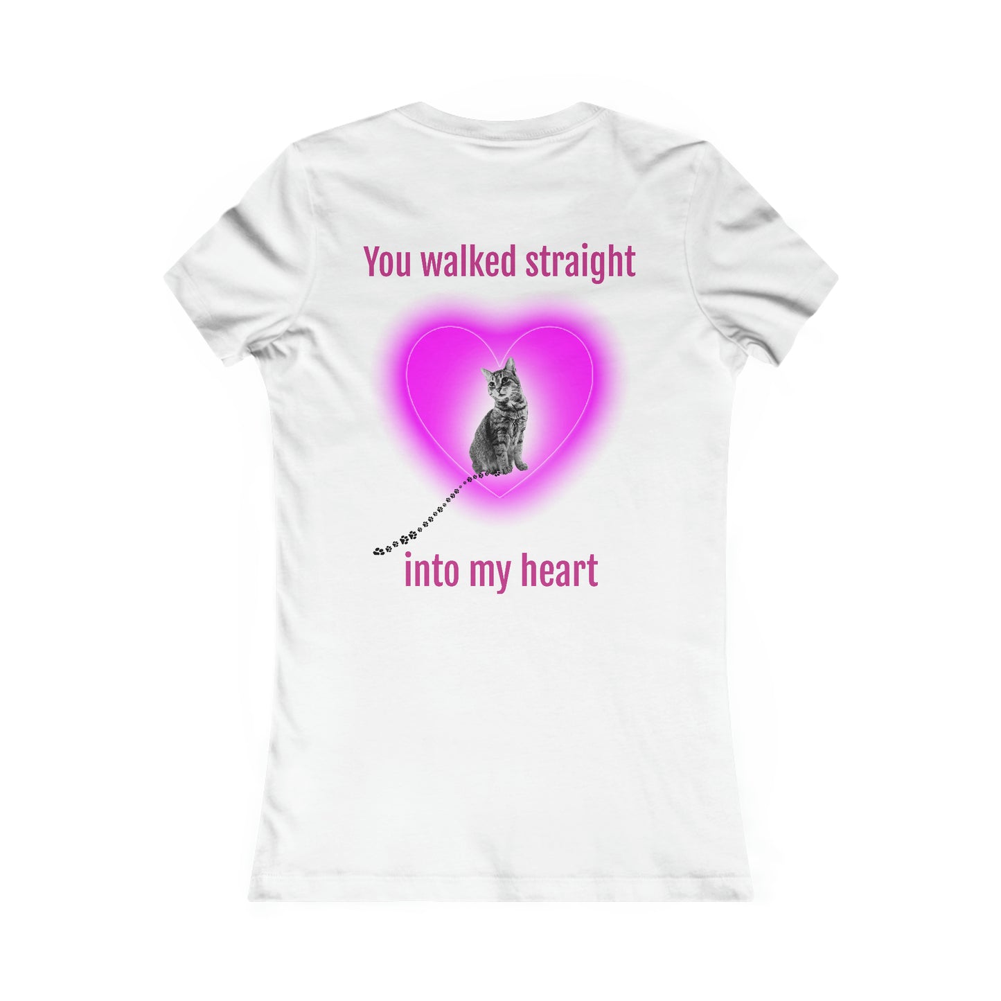 Into my heart kitten Women's Favorite Tee