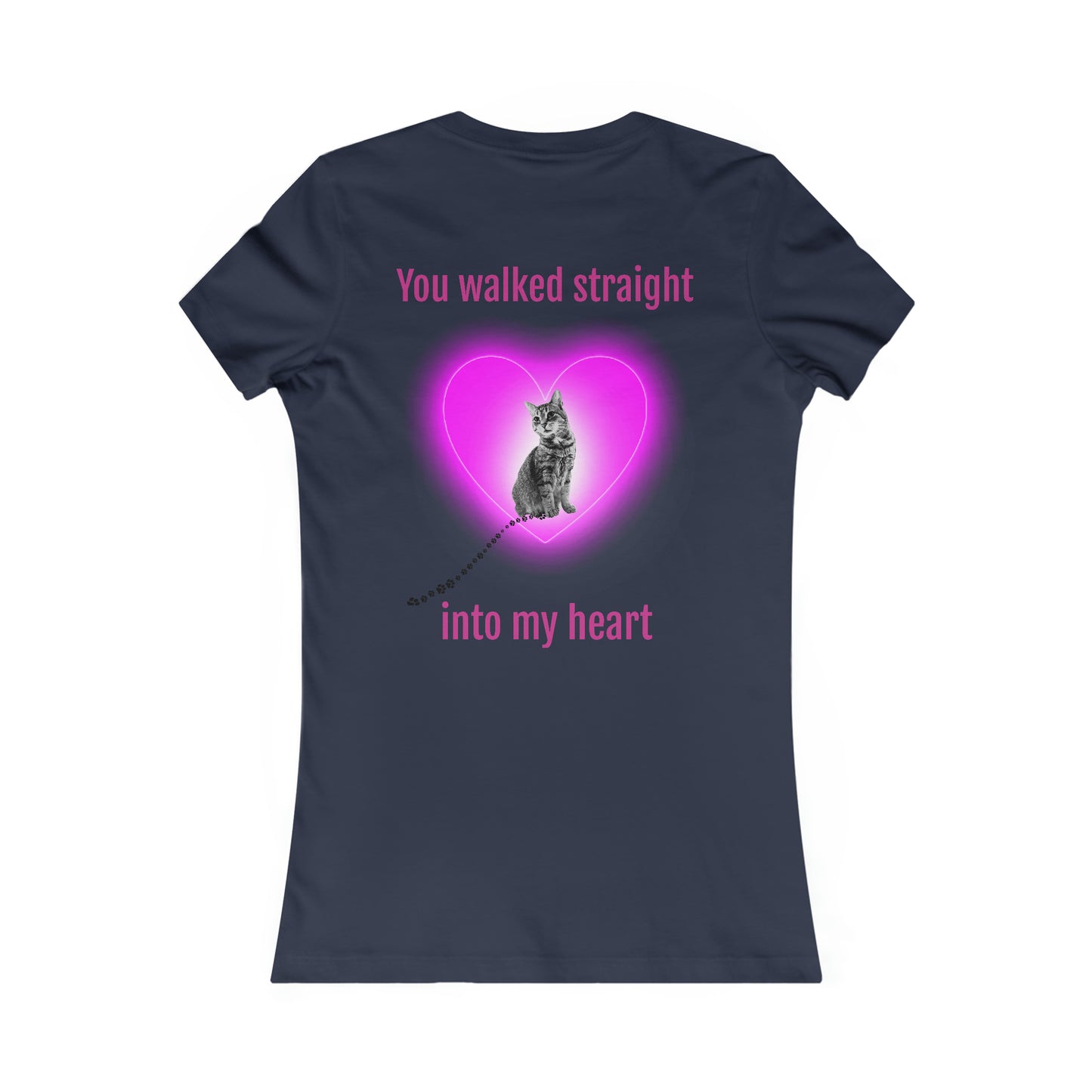 Into my heart kitten Women's Favorite Tee