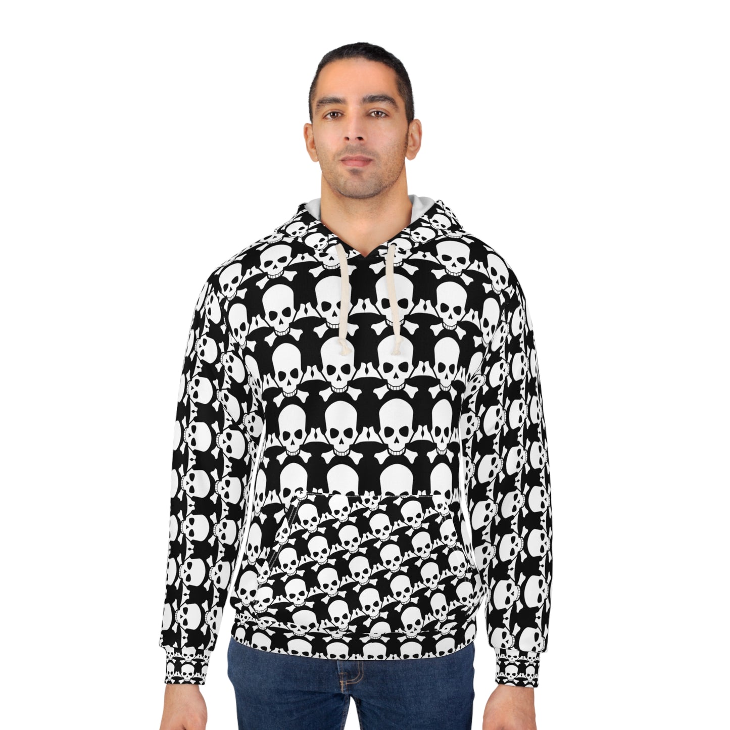 Skull and Cross bones Halloween Pullover Hoodie