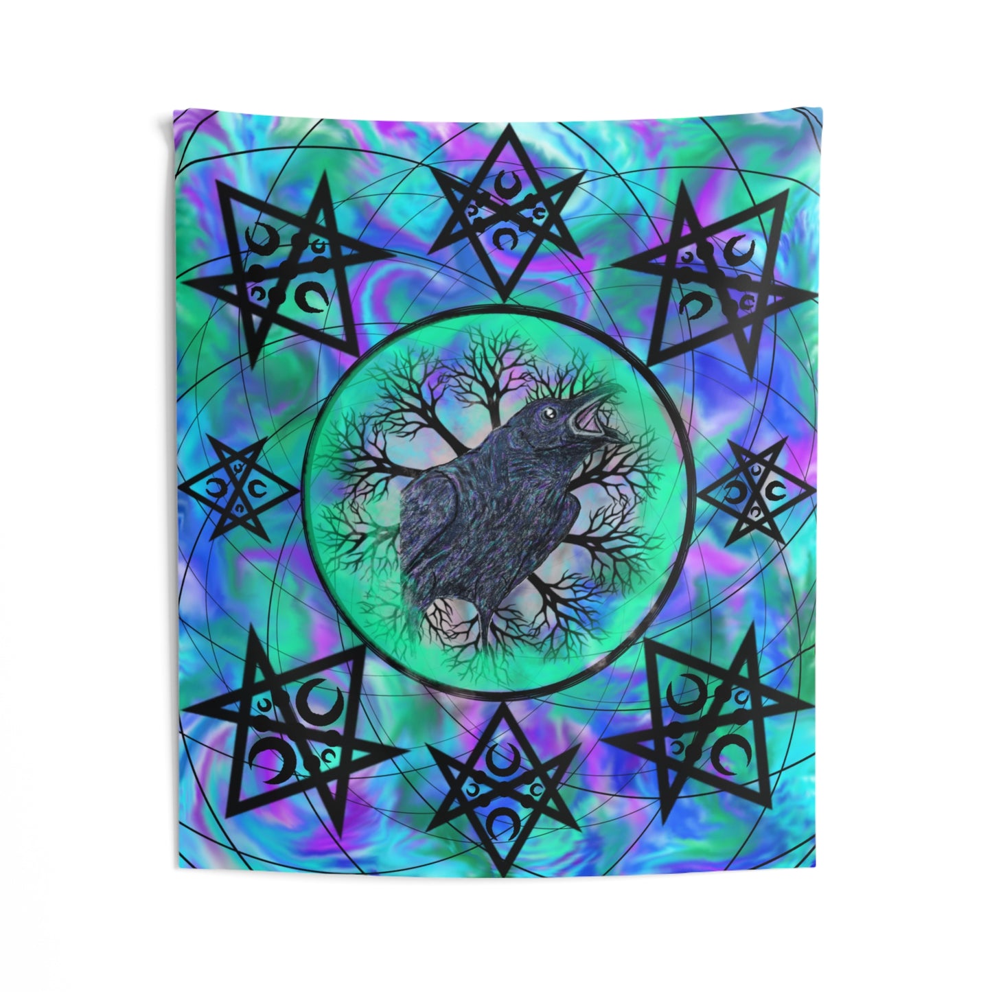 Raven Magick Wall Tapestry 51 x 60