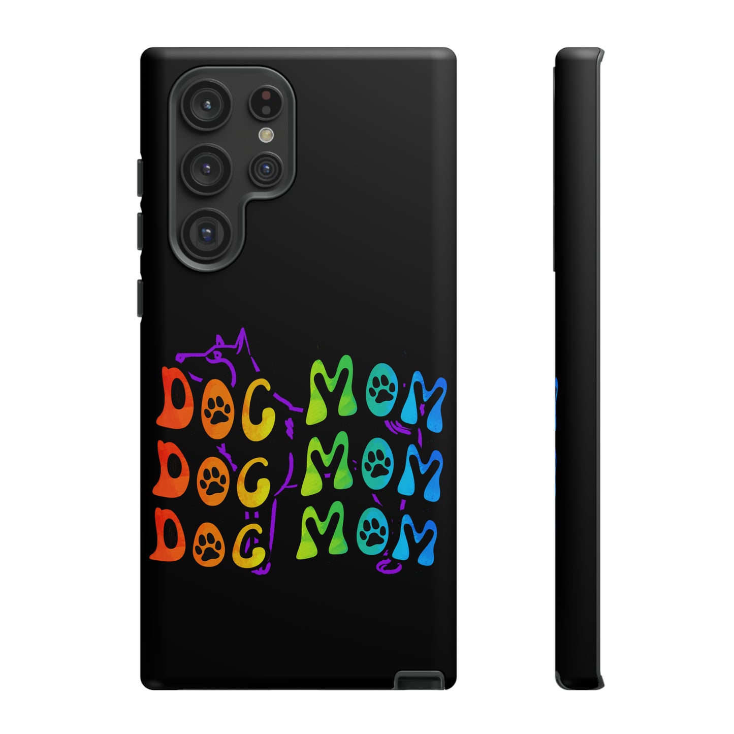 Dog Mom Protective Phone Case, Samsung, iPhone, Pixel, all sizes