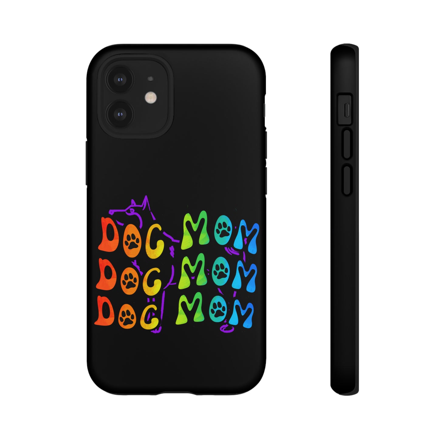 Dog Mom Protective Phone Case, Samsung, iPhone, Pixel, all sizes