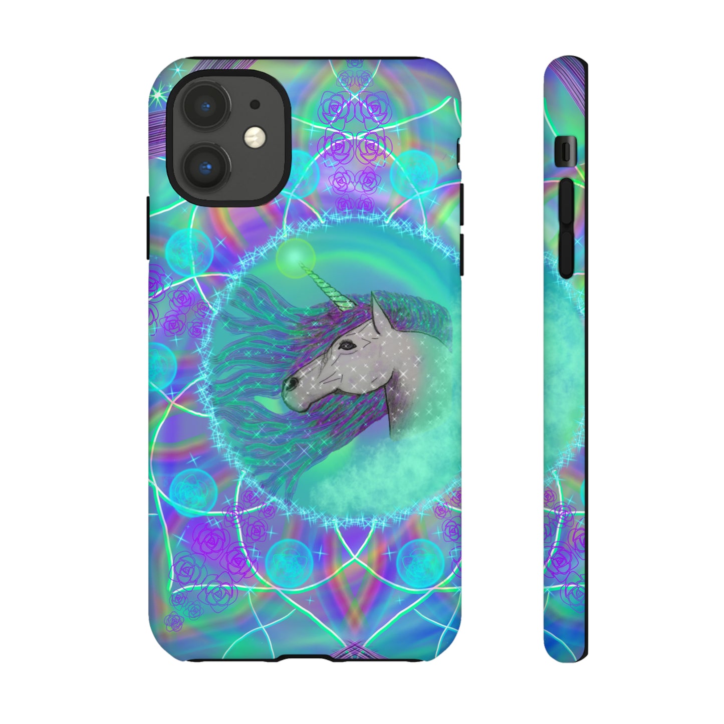 Mystic Unicorn Protective Phone Case, Samsung, iPhone, Pixel, all sizes