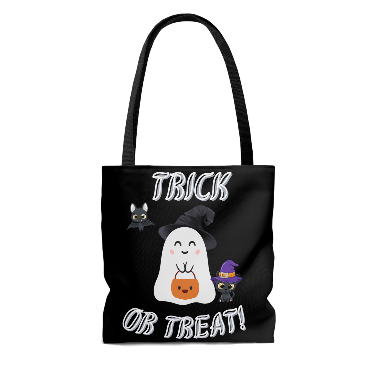 Trick Or Treat Ghost Halloween Candy Tote Bag