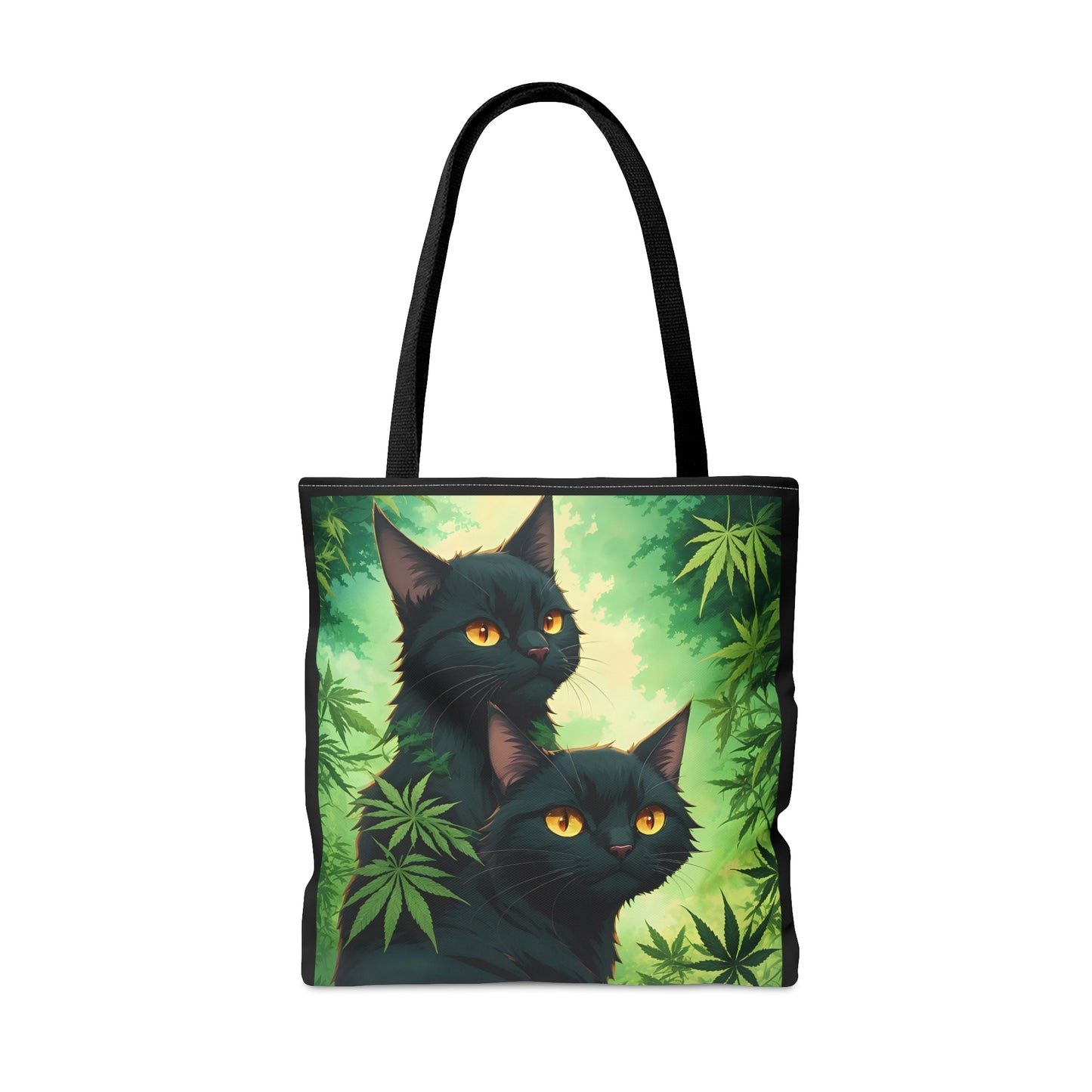 Black Cat, 420 Themed, Tote Bag