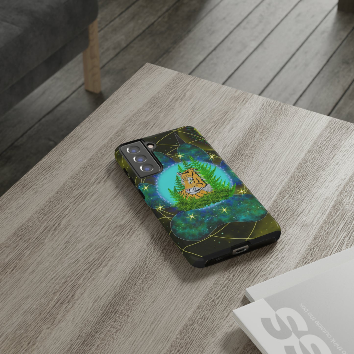 Tiger Medicine Totem Protective Phone Case, Samsung, iPhone, Pixel, all sizes