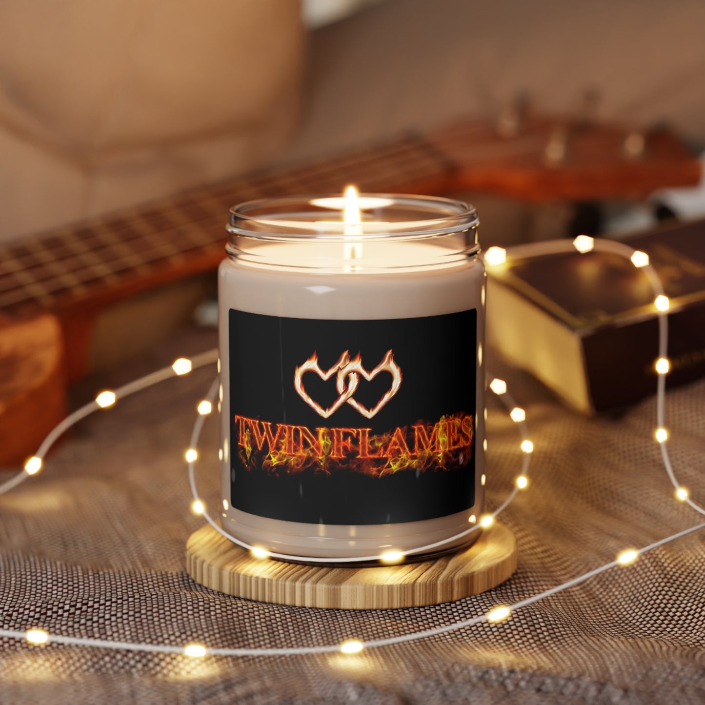 Twin Flames, Scented Soy Candle, 9oz Valentine's Day Gift