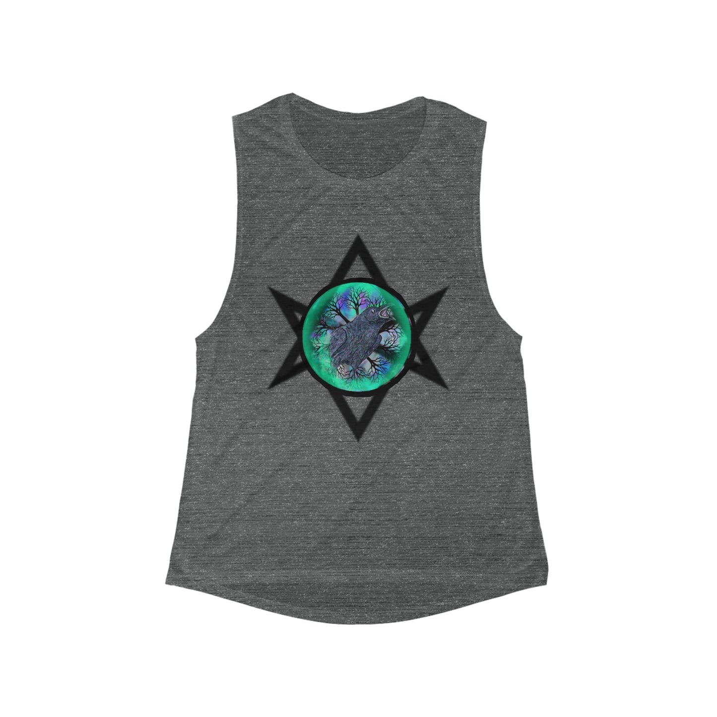 Raven Magick Women's Flowy Scoop Muscle Tank