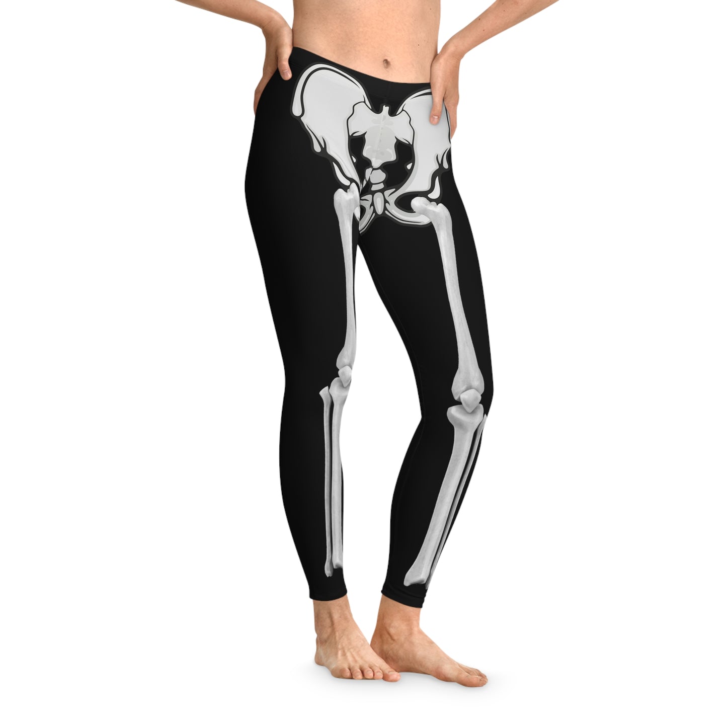 FREAKY Bones Halloween Stretchy Leggings