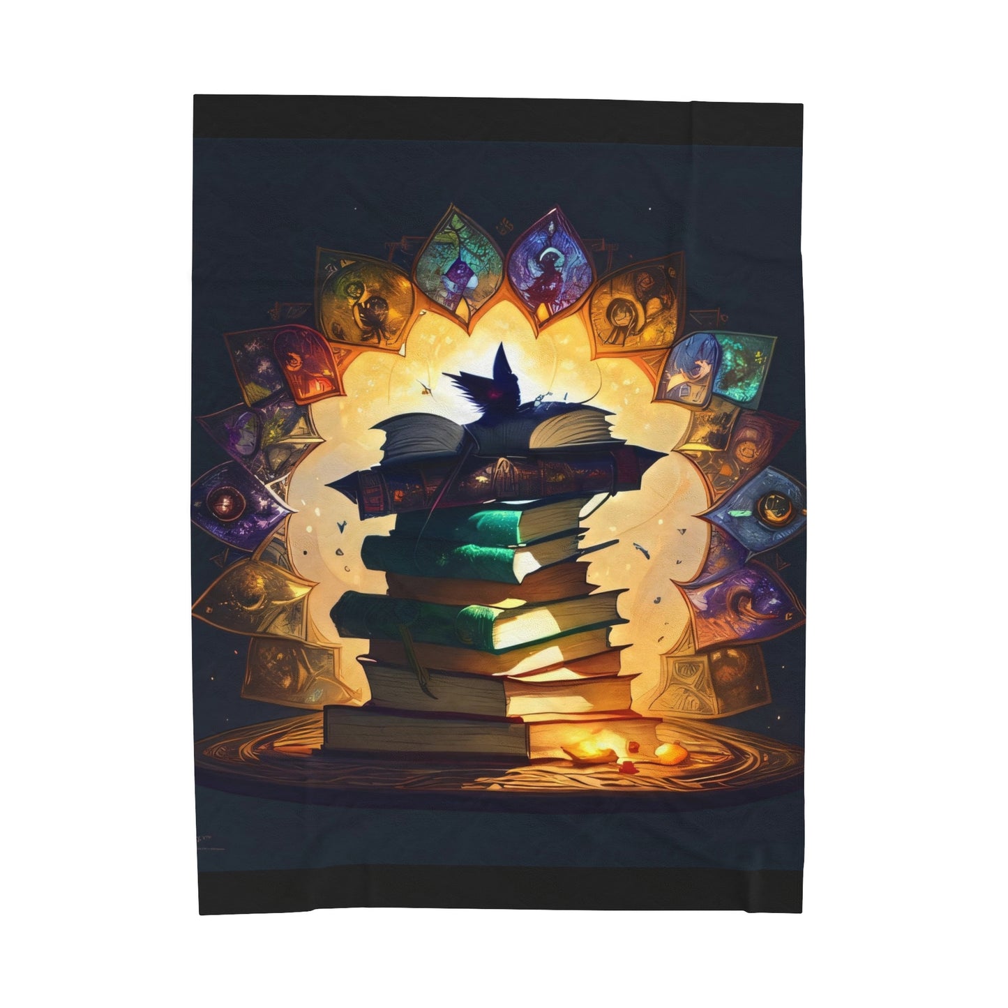 Magickal Books, Plush Blanket