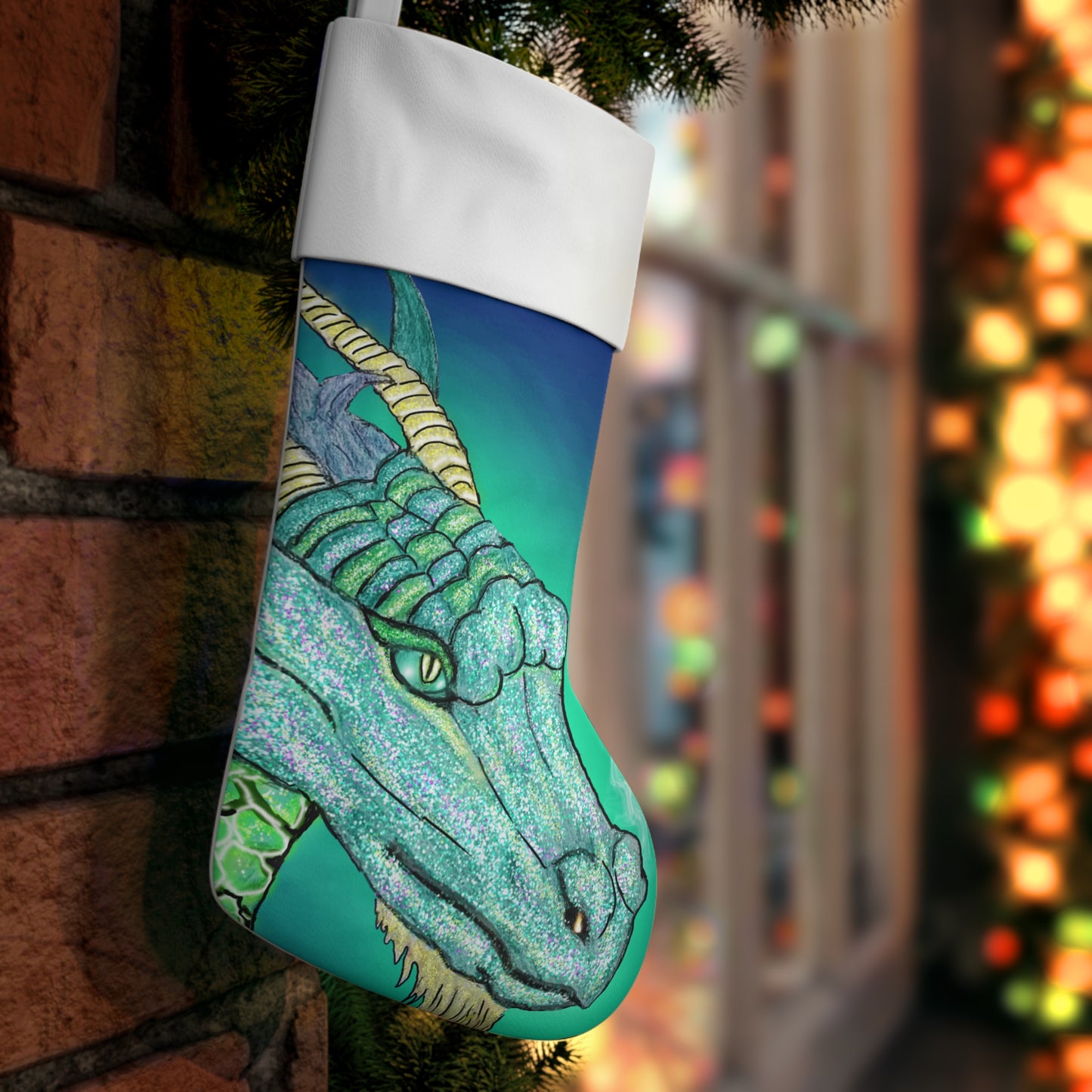 Dragon Christmas Stocking