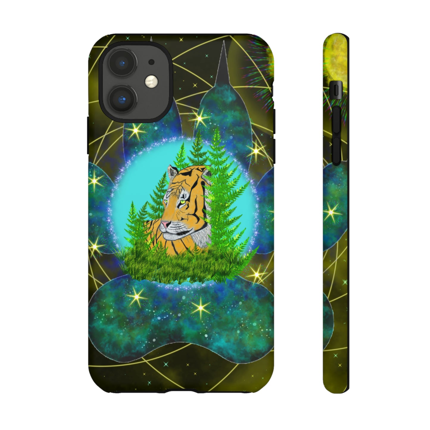 Tiger Medicine Totem Protective Phone Case, Samsung, iPhone, Pixel, all sizes