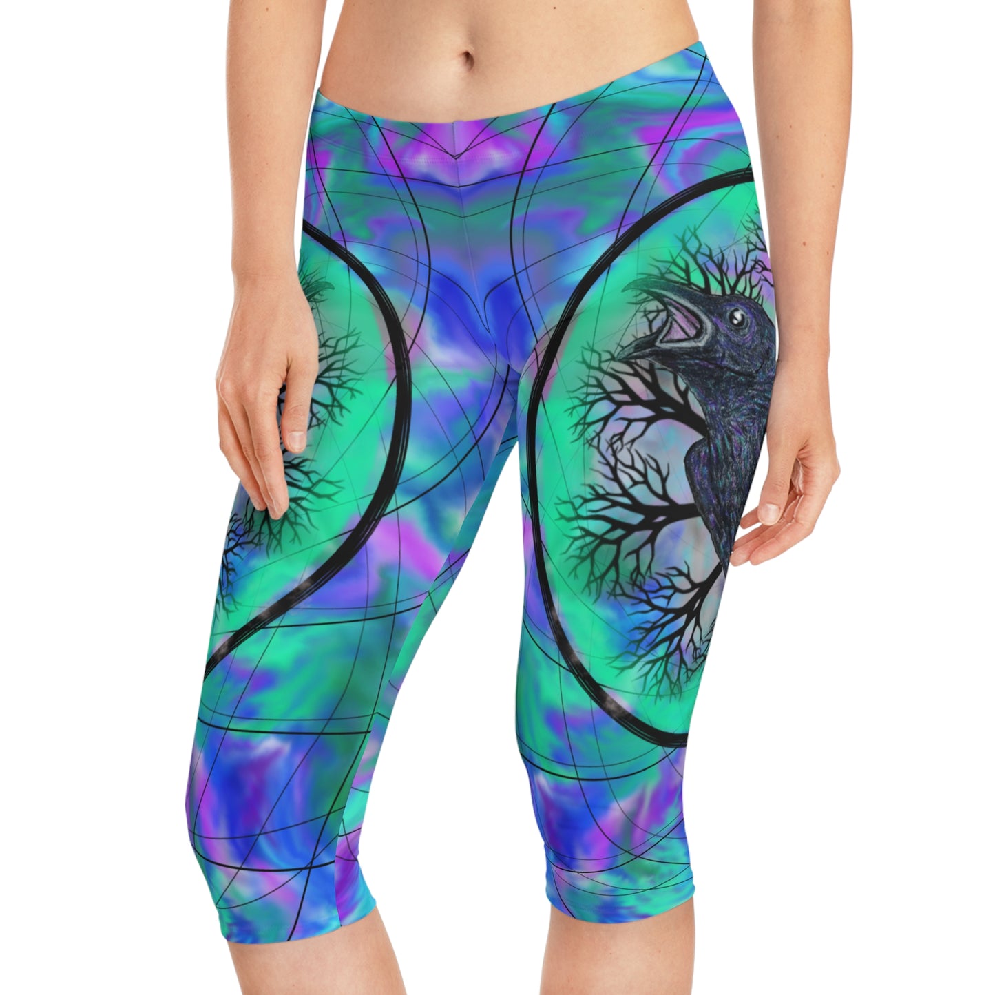 Women's Raven Magick Capri Leggings