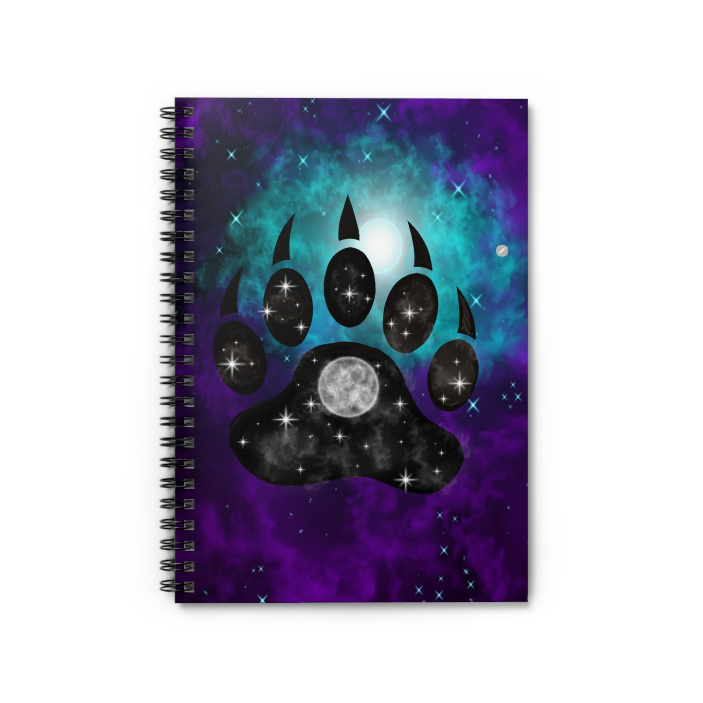 Mystic Bear Claw Spiral Notebook - Ruled Line