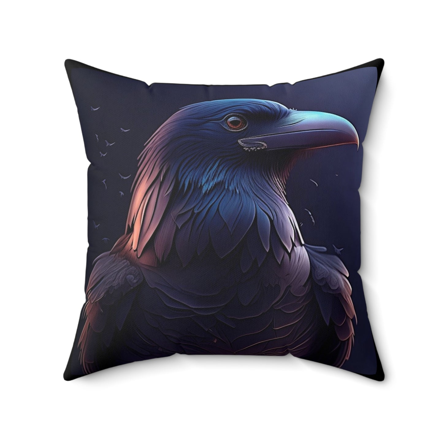 Raven Spun Polyester Square Pillow