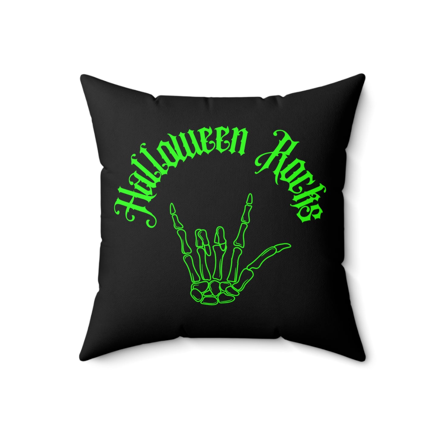 Halloween Rocks Halloween Pillow Spun Polyester Square Pillow