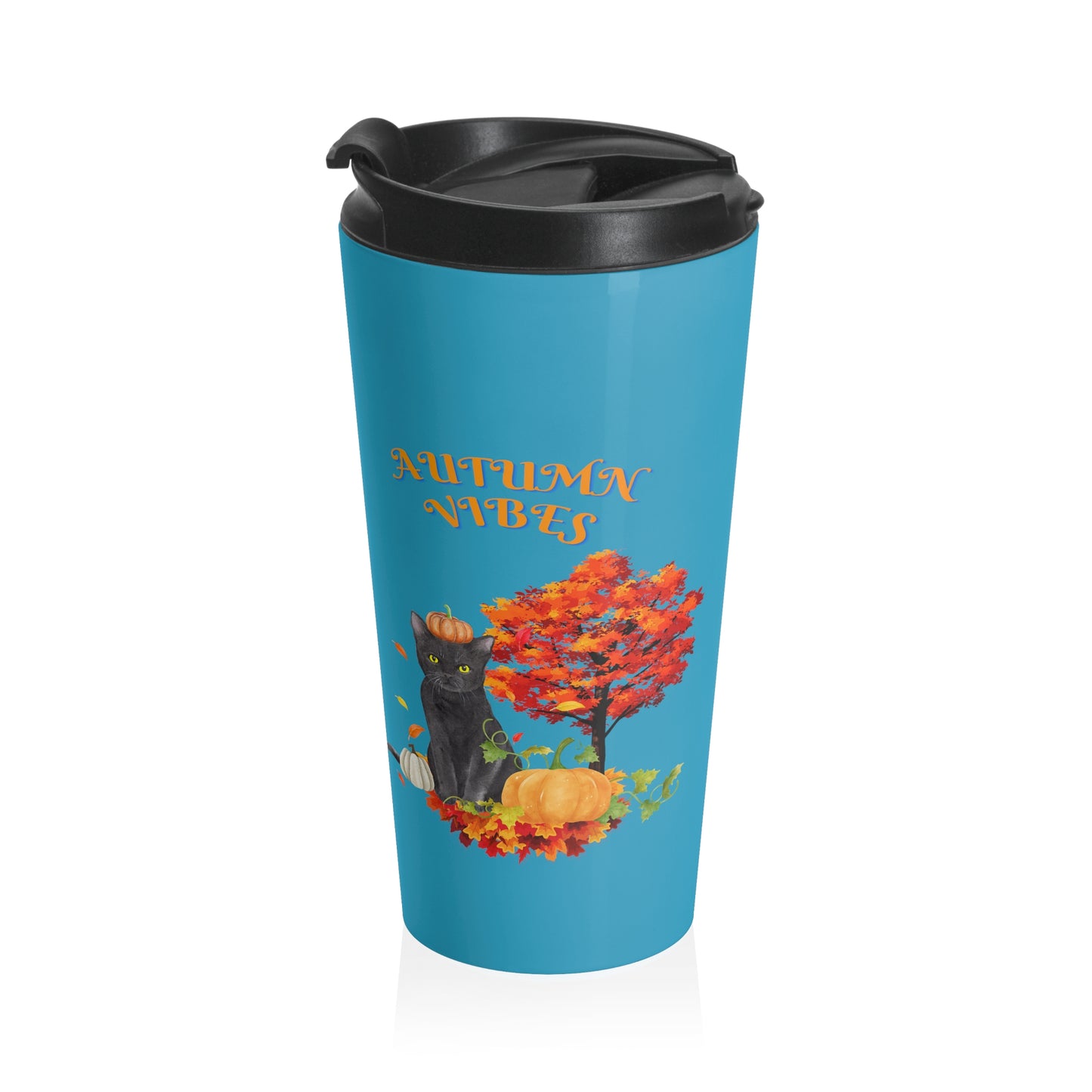 Autumn Vibes Travel Mug with Insert