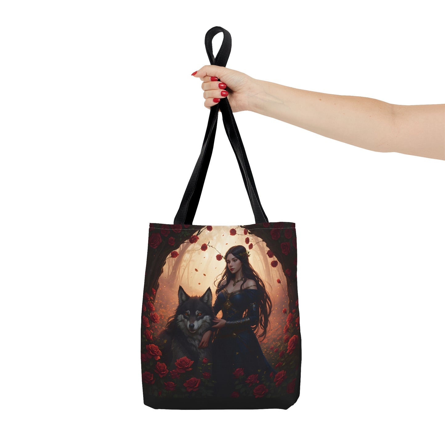 Wolf Enchantress,Tote Bag